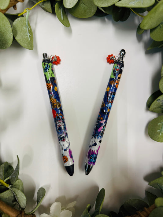 (RTS) SPOOKY STITCH PEN W CHARM