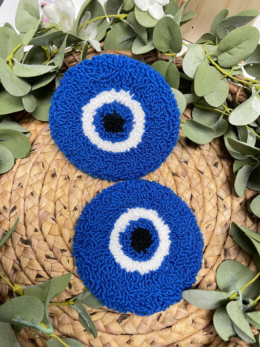 (RTS) Evil Eye Mug Coasters