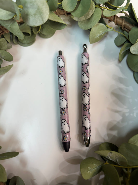 (RTS) LAVENDER DAISY GHOST PEN