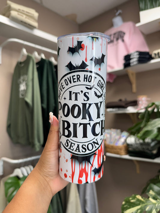 (RTS) 20OZ SPOOKY BIT*CH TUMBLER