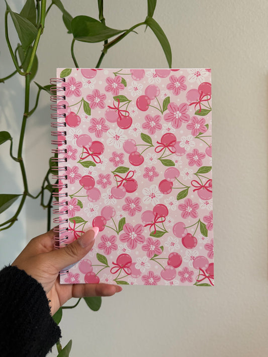 (RTS) PINK CHERRY NOTEBOOK