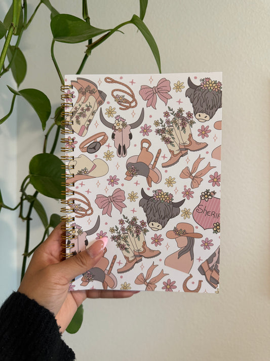 (RTS) WESTERN GIRLIE NOTEBOOK