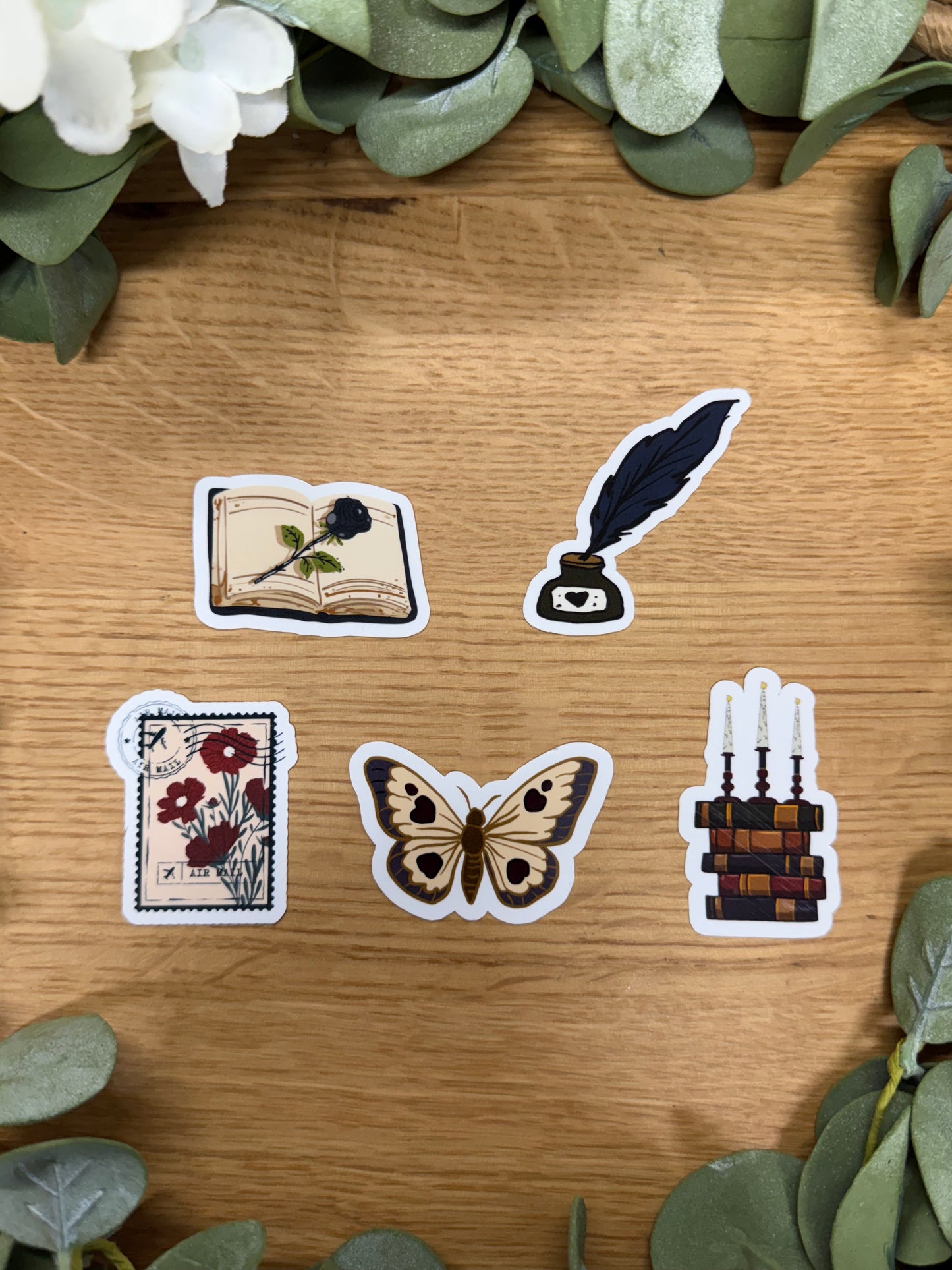 (RTS)  DARK ROMANCE MINI STICKER SET
