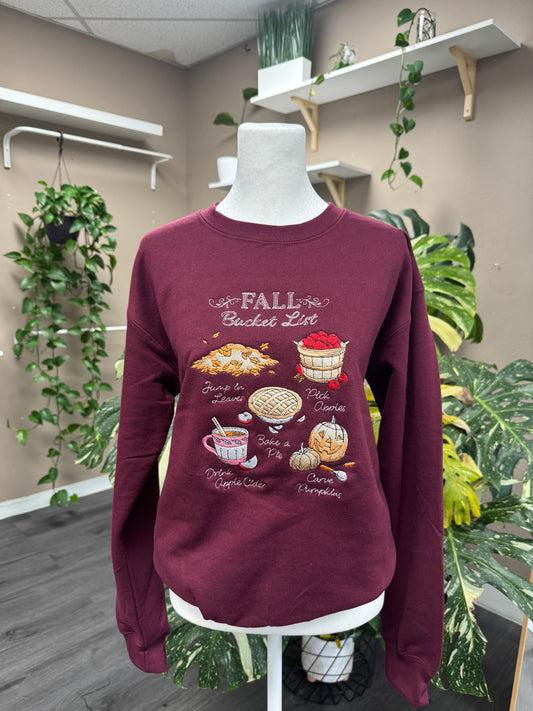 (RTS) HELLO FALL CREWNECK - EMBROIDERED