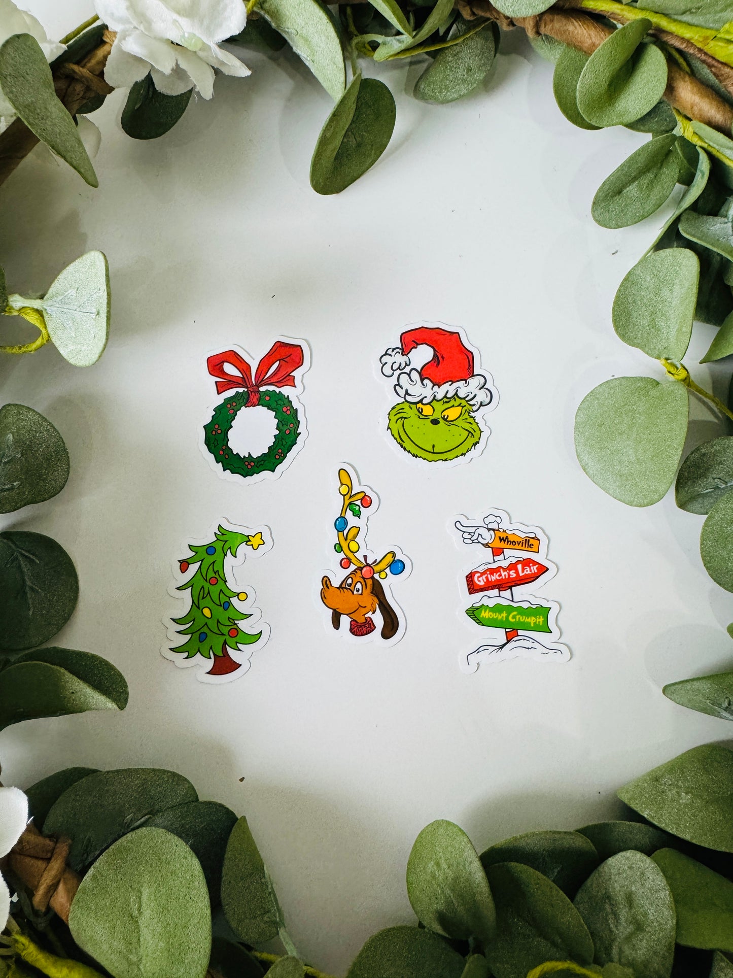 (RTS) GRINCH 2025 STICKER SET (5)