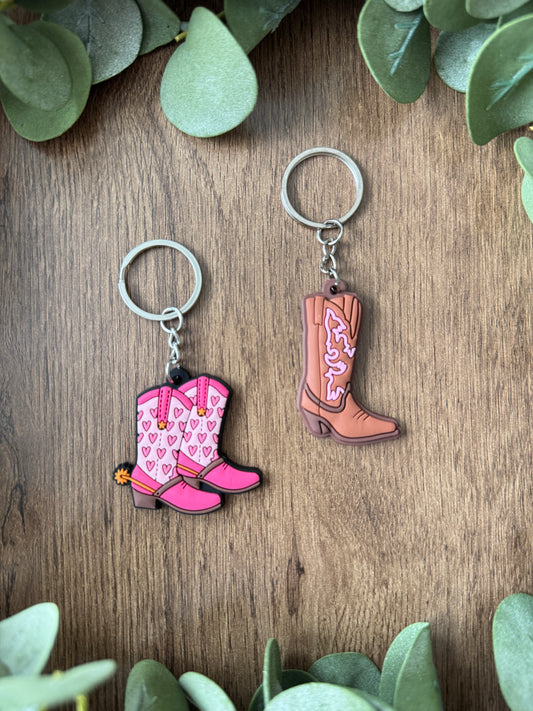 (RTS) COWBOY BOOT KEYCHAIN
