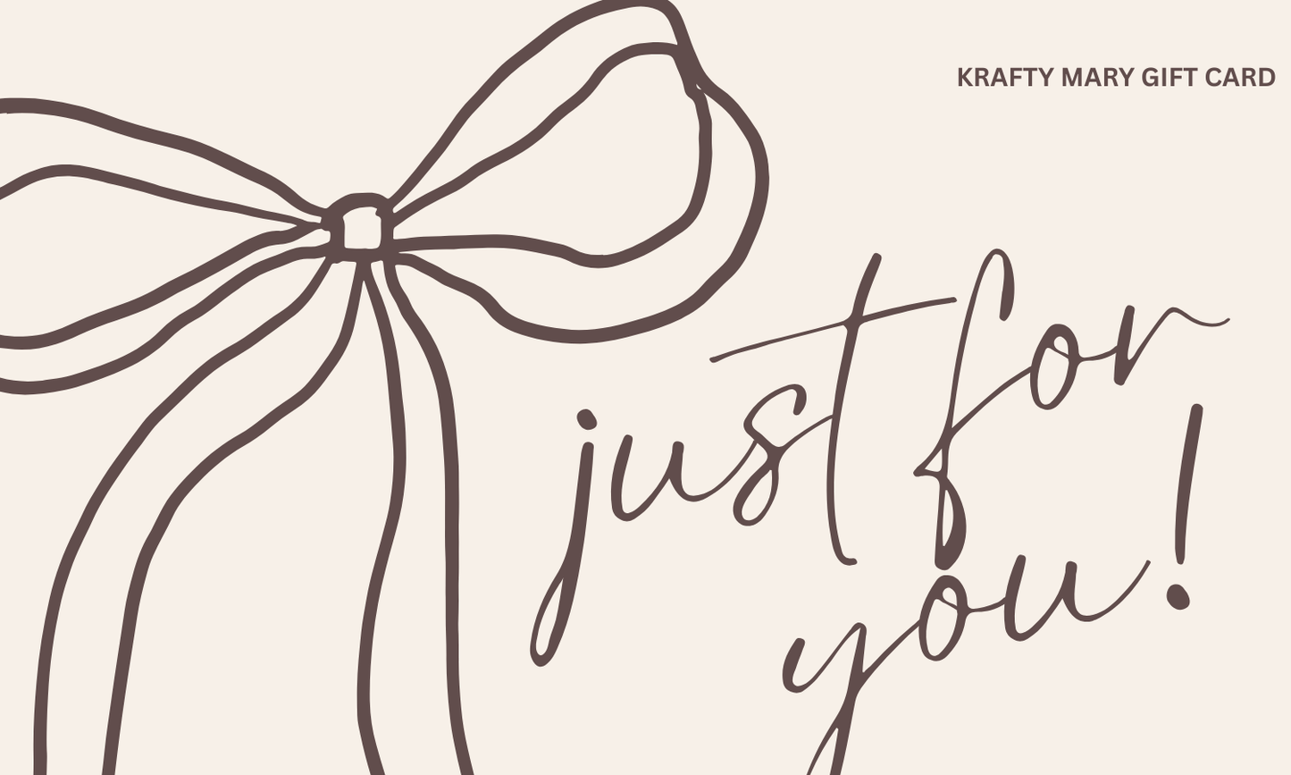 KRAFTYMARY GIFT CARD