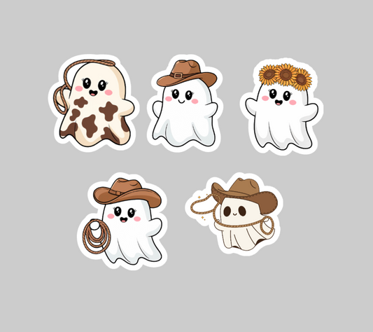 (RTS) COWGHOUL MINI STICKER SET