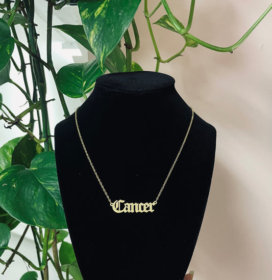 (RTS)Horoscope Necklace